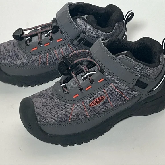 Keen Kids' Targhee Charcoal and Black Sneakers Size 10 NWOB - Picture 2 of 6